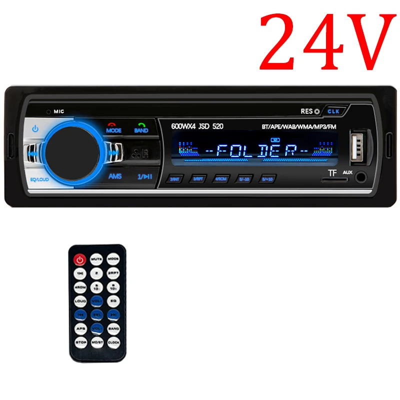 

Автомобильный радиоприемник 1 din Стерео Мультимедийный MP3-плеер Цифровой Bluetooth FM ISO Power Aux Вход USB Bluetooth Унив...