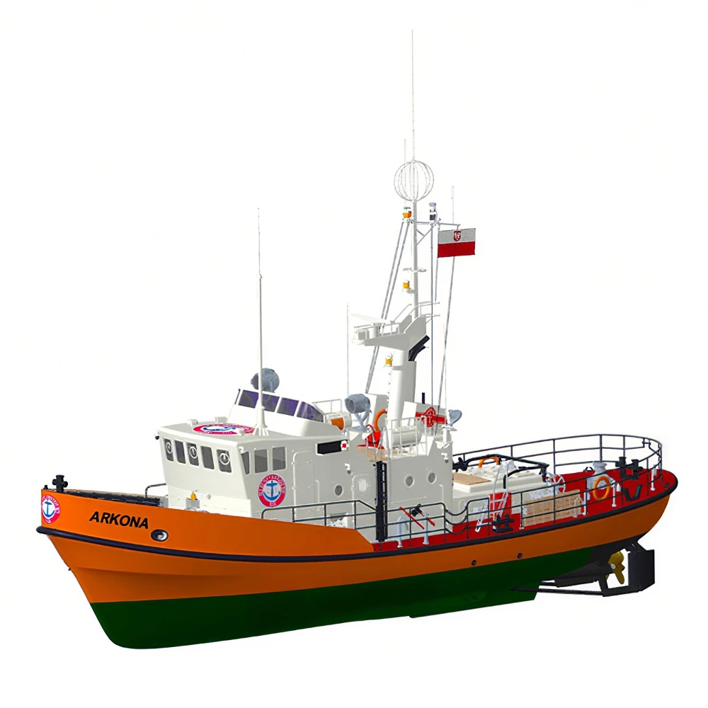 Фото 1/50 ARKONA Rescue Ship KIT Edition Offshore Work Ship Model Kit Взрослая собранная модель лодки с дистанционным управлением игрушка №1