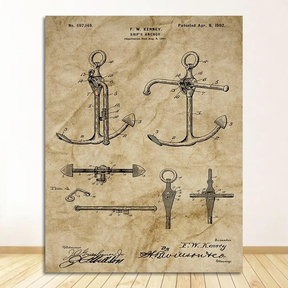 

Постер Сейлор, подарки, фотография корабля, колеса, Парусная схема, морская стена, искусство на холсте, парусная лодка, патентный принт, винтажный