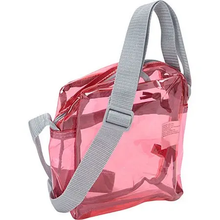 Multi-Purpose Clear Pink Bag