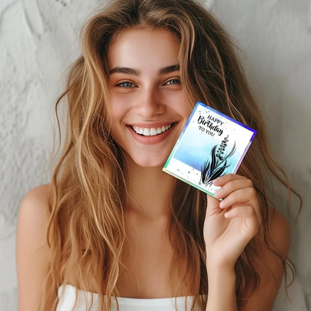 Силуэты растений прозрачные штампы 5 91x5 91 дюйма полевые цветы силуэты травы