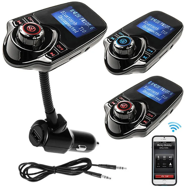 Wireless FM Modulator AUX Audio MP3 Player USB Car Charger Handsfree Bluetooth-compatible Car Kit FM Transmitter Car Accessories