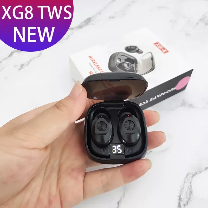 

LED Wireless Earphones Headphones Earbuds TWS Sport Headset Noise Cancel Earphone Hifi Sports Waterproof Earbuds Bluetooth 5.0