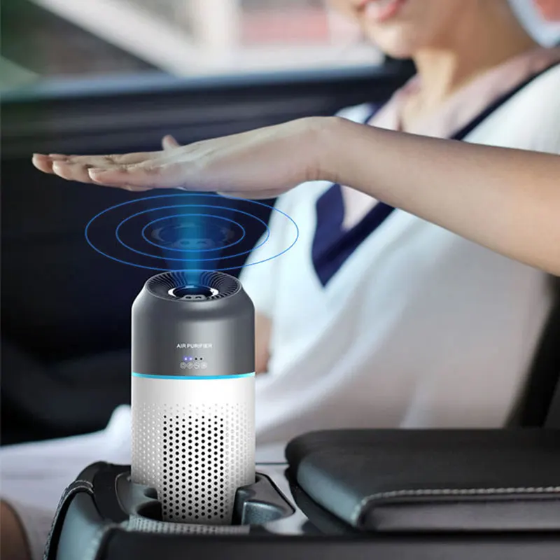 Портативный Автомобильный Очиститель Воздуха С Датчиком Жестов Удаление Дыма PM2