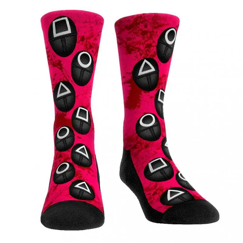 2022 Unisex Squid Games Socks Label Women Brand Designer Luxury Sock Cotton Sports Casual Girls Sexy Fashion