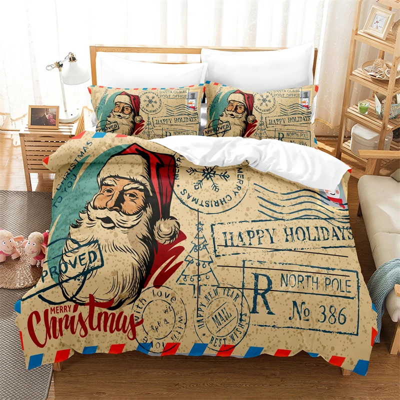 

Christmas Bedding Set Duvet Cover Set 3d Bedding Digital Printing Bed Linen Queen Size Bedding Set Fashion Design