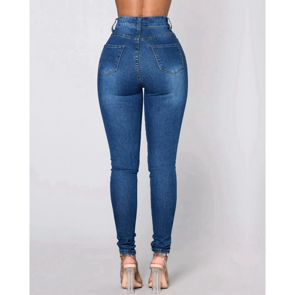 2023 Spring Women Washed Skinny Casual Jeans Female Slim Fit Vintage Denim Pants Autumn Lady Pencil Long Trouses y2k Clothing