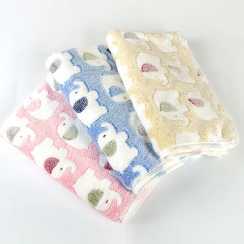 

Одеяло для домашних животных, собак и коврик для кошек, мягкое моющееся Фланелевое теплое пушистое осенне-зимнее защитное одеяло со слоном