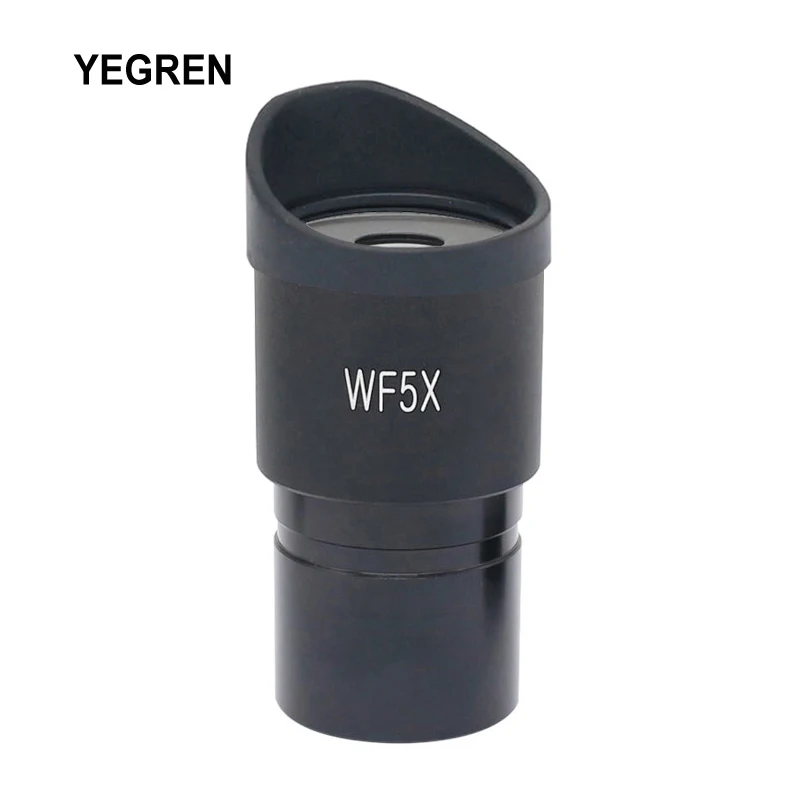 

Wide Field WF5X Eyepiece for Stereo Microscope with Rubber Eye Cups Mounting Size 30mm or 30.5mm Field of View 20mm Optical Lens