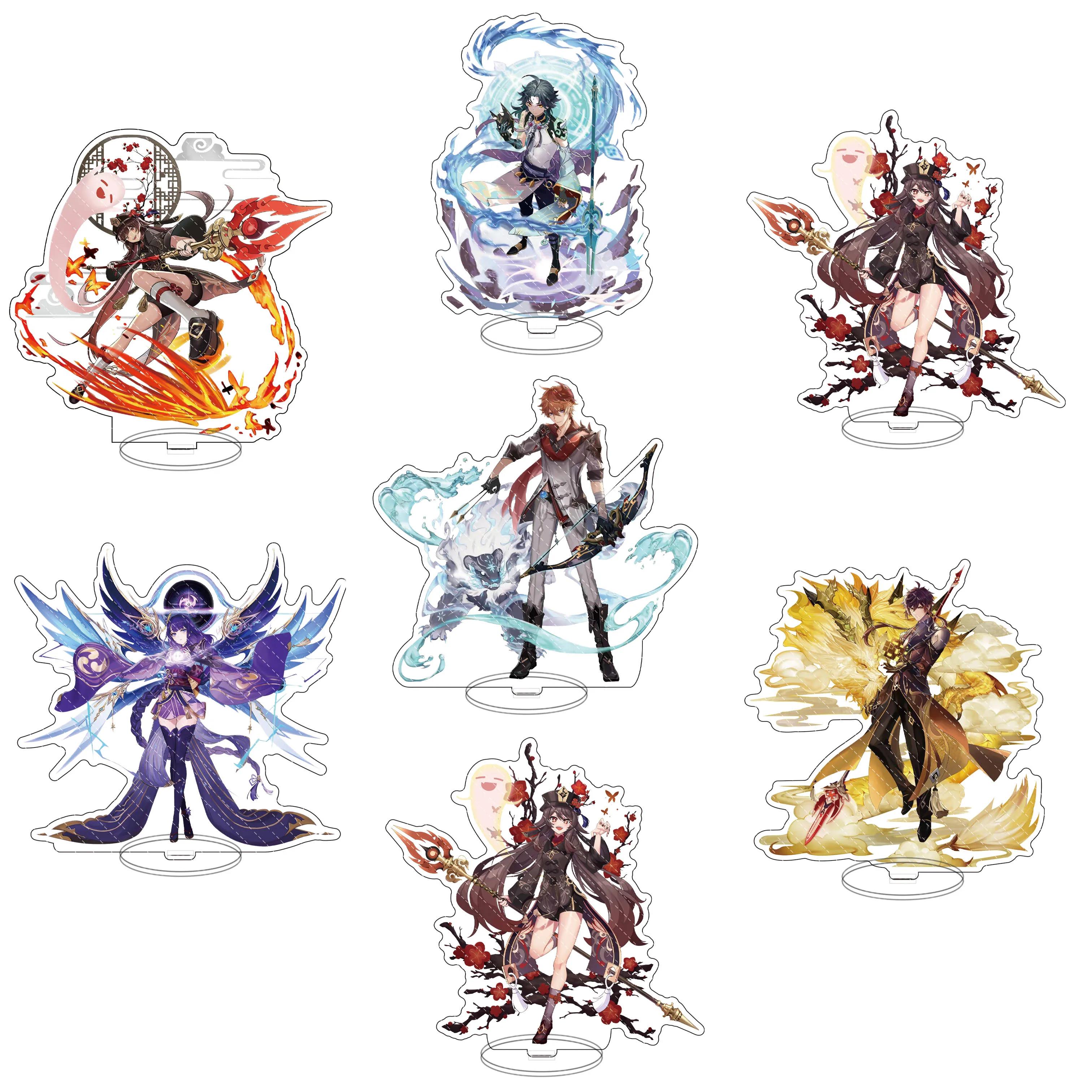 

Аниме-фигурка Genshin Impact Zhongli Ganyu Raiden Shogun Shenhe Yae Miko стенд модельная пластина настольное украшение стоячий знак Поклонники подарки