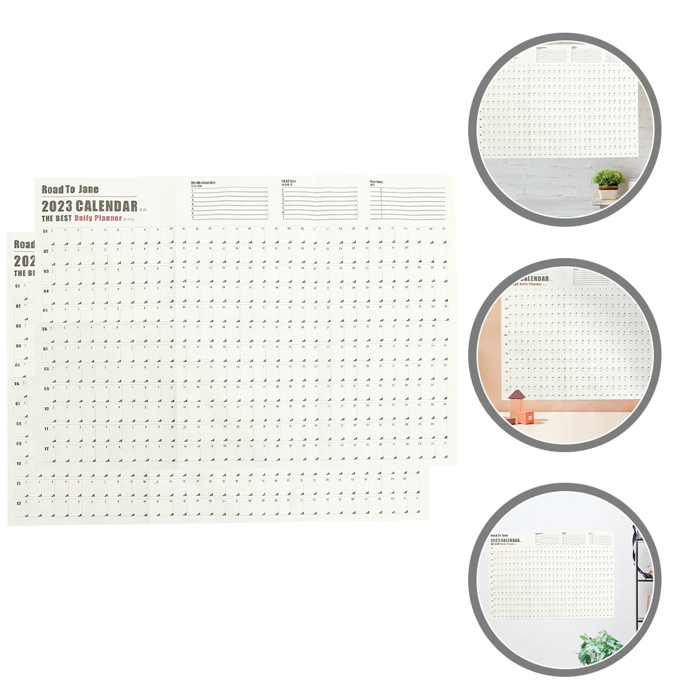 

Calendar Schedule Sheet Yearly Planner Daily Monthly Wall Large Desk 2023 Printable Paper 2023Weekly Year Holiday Planning Mini