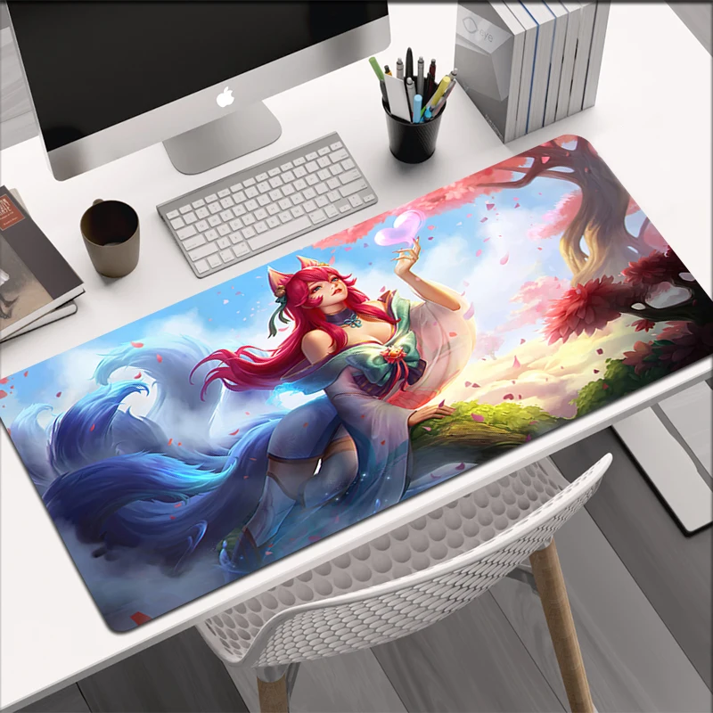 

Игровые аксессуары для ПК League of Legends, Xxl коврик для мыши, игровой Настольный коврик, резиновый коврик, коврик для мыши, коврики для клавиатуры,...
