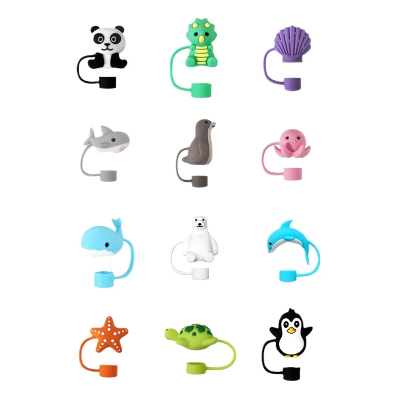 Колпачок для трубочек силиконовый многоразовый 10 мм