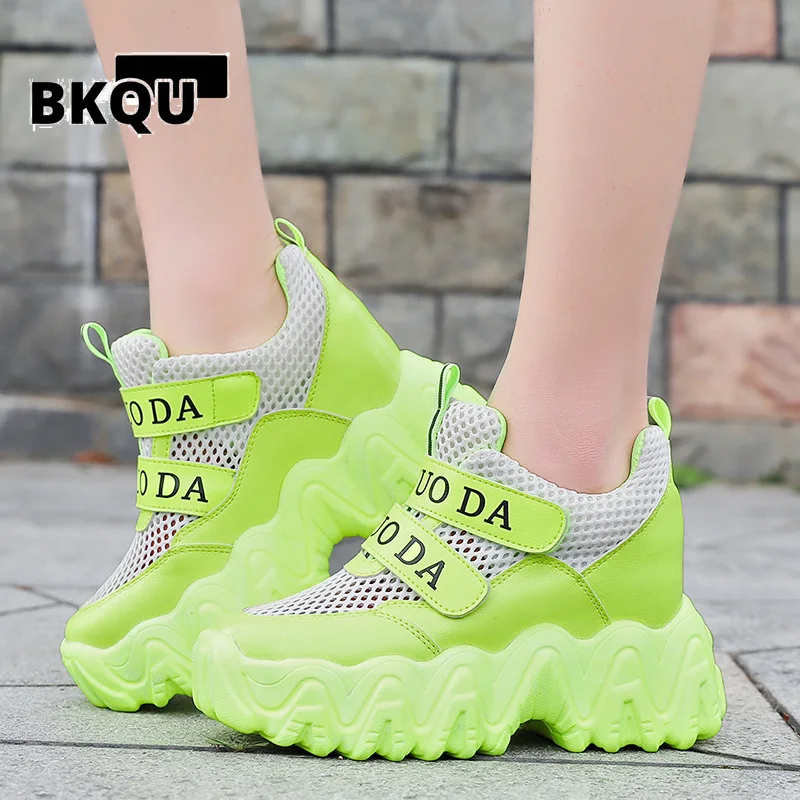 

BKQU Women Sneakers New Autumn Women Casual Shoes Comfortable Platform Shoes Woman Sneakers Ladies Trainers femme