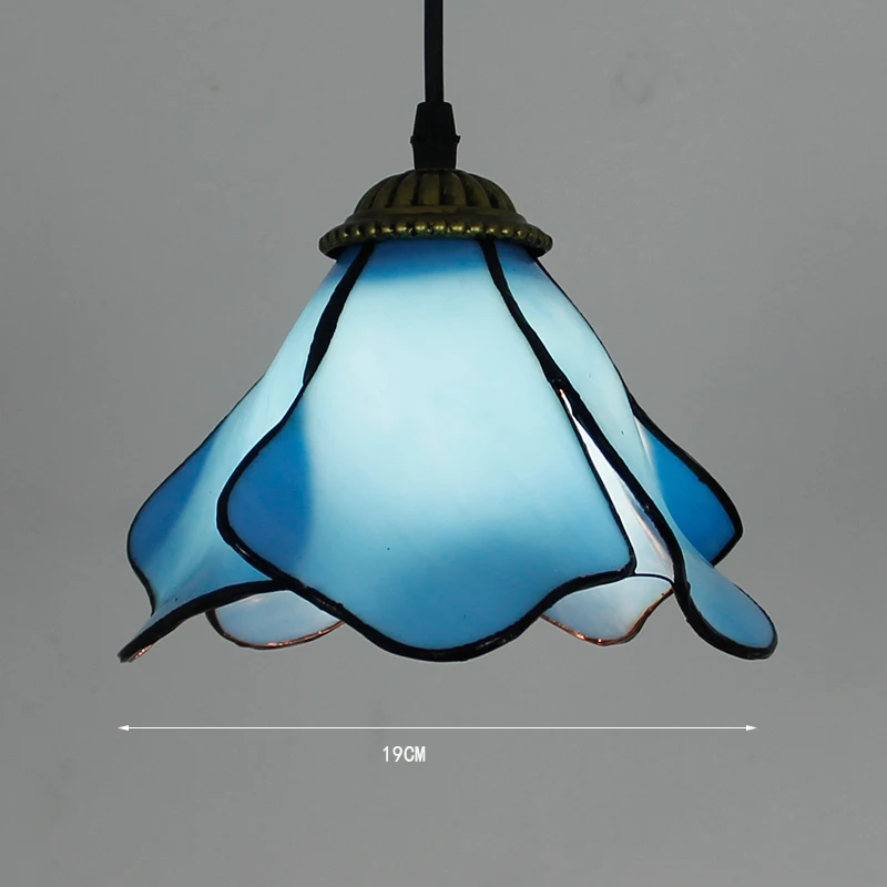 Подвесные осветительные приборы для столовой винтажные Ретро витражные оттенки