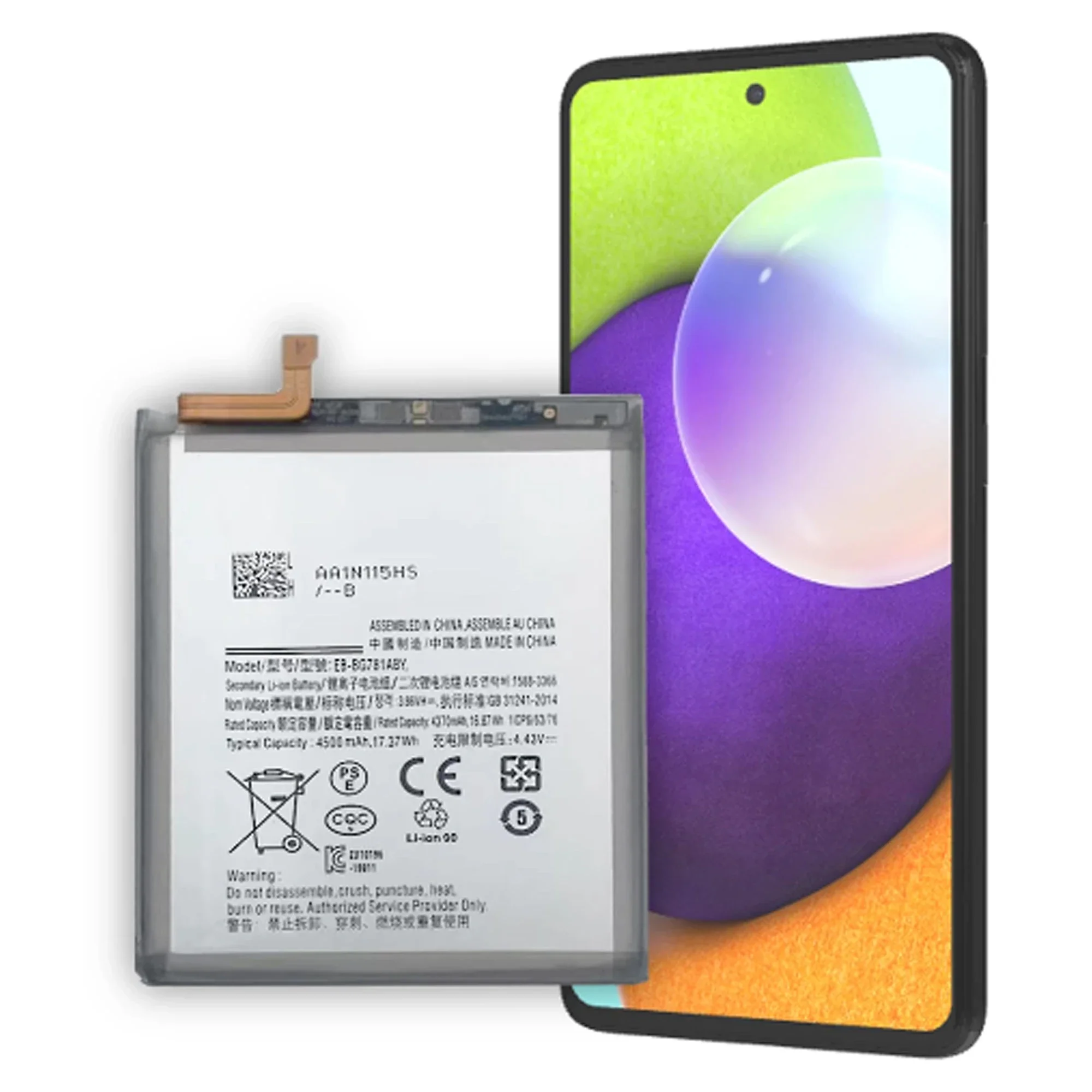 Фотоаккумулятор для Samsung S20 FE EB-BG781ABY A52S Fan Edition A52 A526 G780F