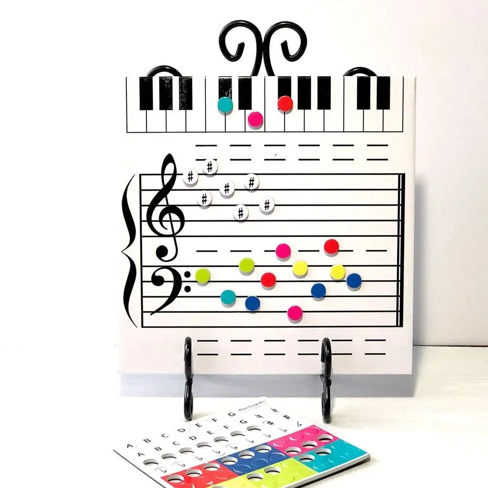 

Multifunctional Paper Useful Portable Whiteboard Toy Music Staff Board Music Whiteboard Erasable