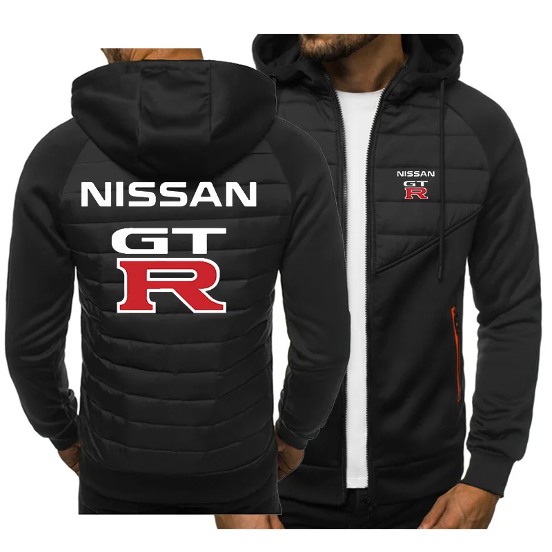 

Spring and autumn Hoodie men's NISSAN logo car animation fun printing high quality cotton men Jacket Hoodie hip hop casual