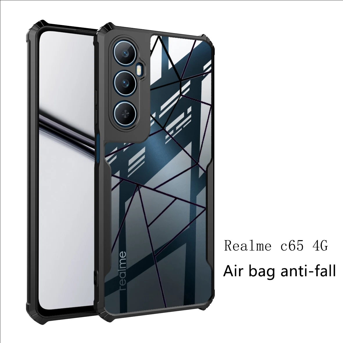 Для Realme C61 C63 C65S C67 C53 C51S C55 C35 C33 C31 C30S C21Y C25Y 25S C12 C21 C11 C17 C15 C3 C2 C1 противоударный чехол