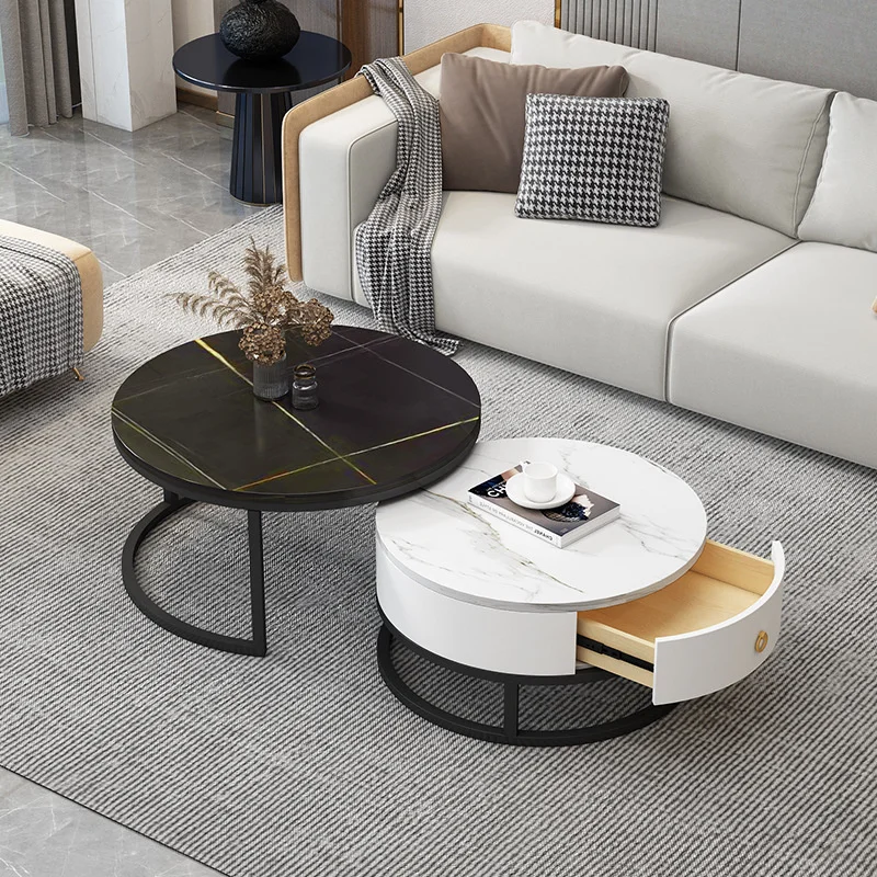 

Nordic coffee table for living room accessories luxury furniture round table Basse De Salon Living room table