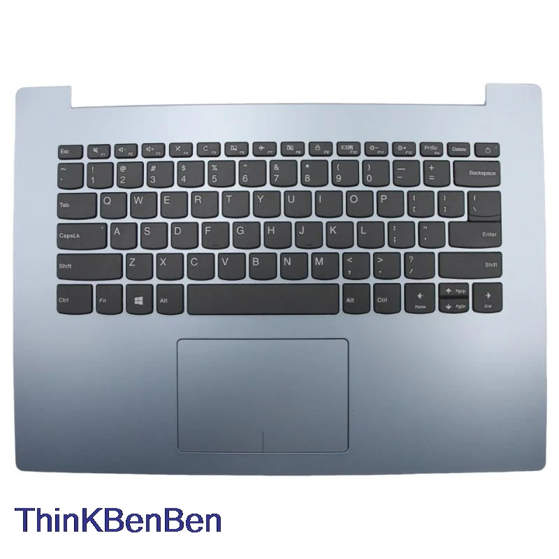 Американский английский ледяной синий верхний чехол для клавиатуры упор рук Lenovo