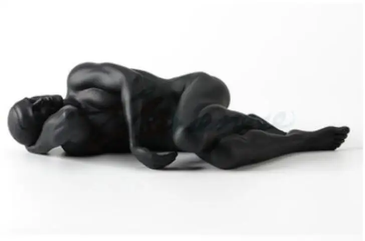 

Veroni Ceramic Reduction Burned Naked Male Sculpture Birthday Gift Artist's Residence Decoration Ornaments Export Good Statue