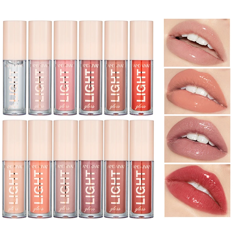 

8Colors Mirror Water Moisturizing Pearl Lip Gloss Lip Glaze Liquid Lacquer Glass Charm Nude Makeup Lasting Makeup Tool