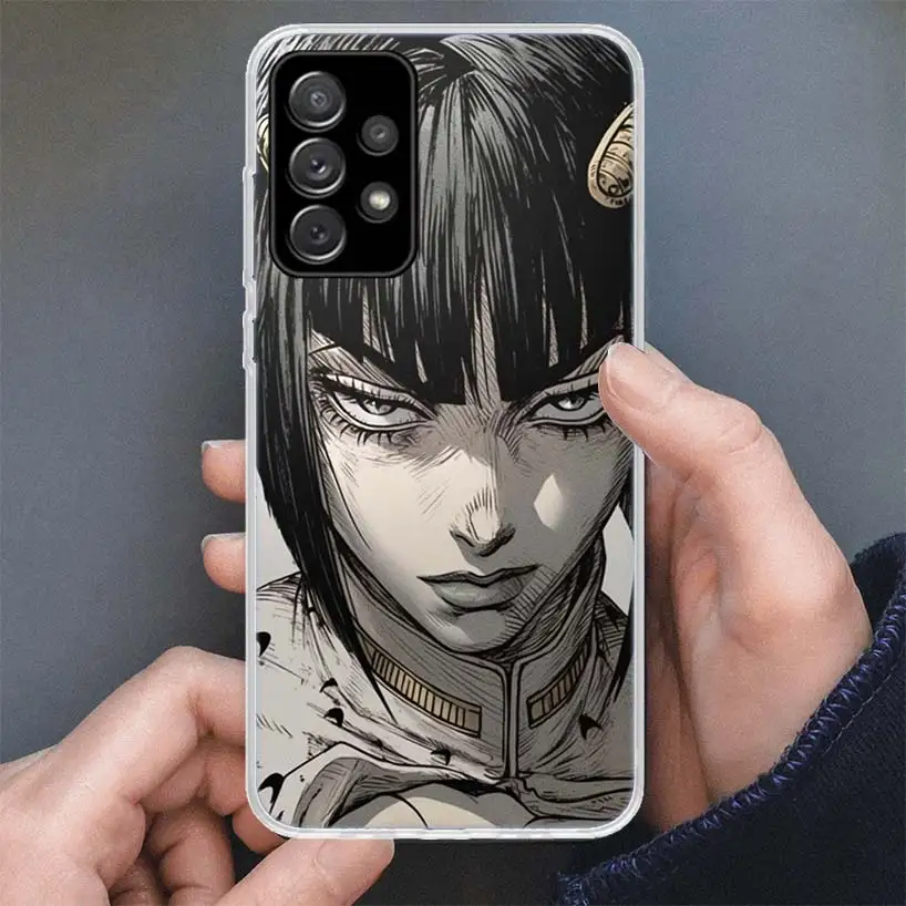 Чехол для телефона JoJo Adventure Bruno Buccellati Samsung Galaxy A15 A55 A14 A54 A13 A53 A12 A52S A25 A24 A35 A34 A16 A23 A33 A22 A