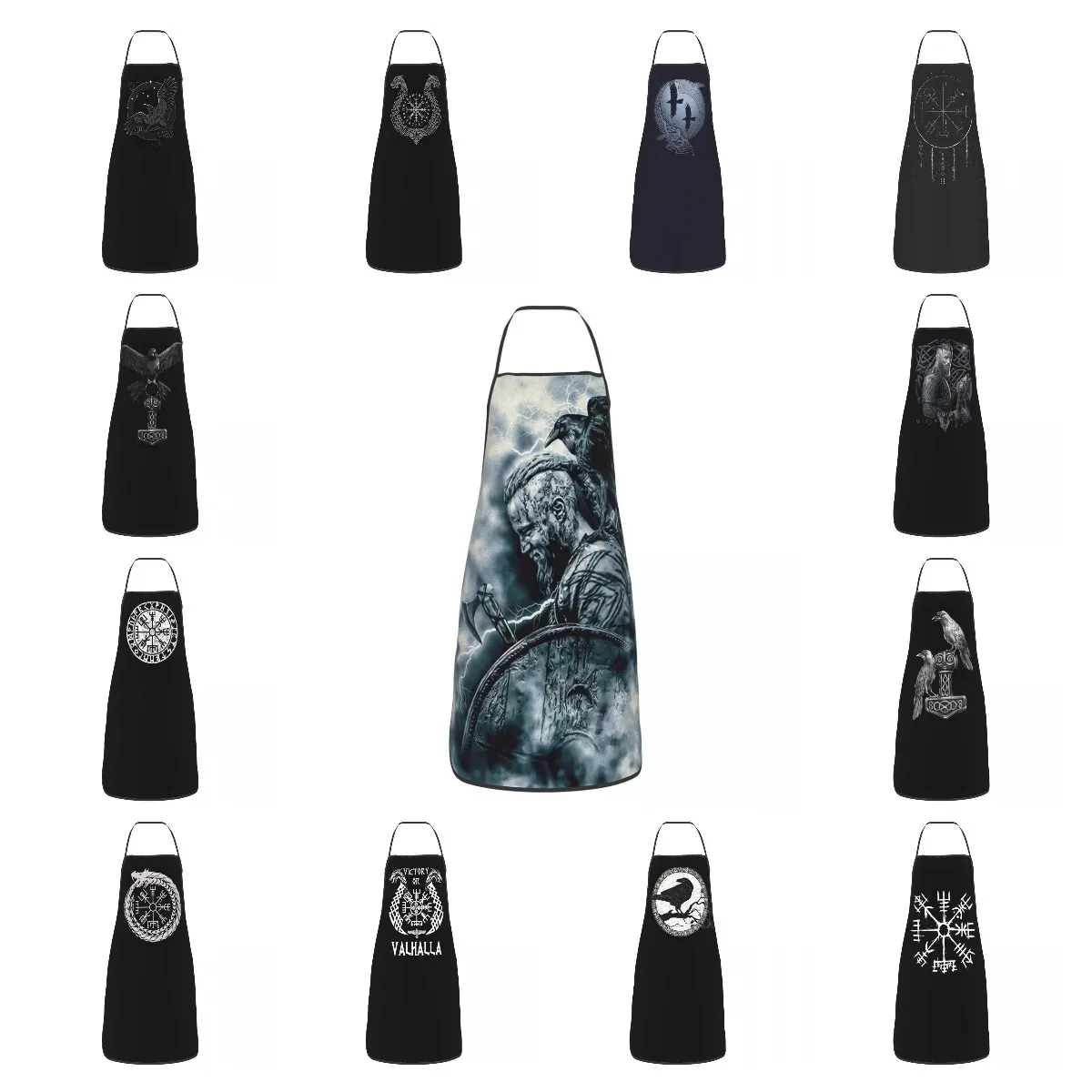 

Унисекс, Рагнар, лотброк, викинги, фартук, кухонный, шеф-повар, слюнявчик для выпечки, женский, мужской, викинговый, Королевский Фартук, кухня для рисования