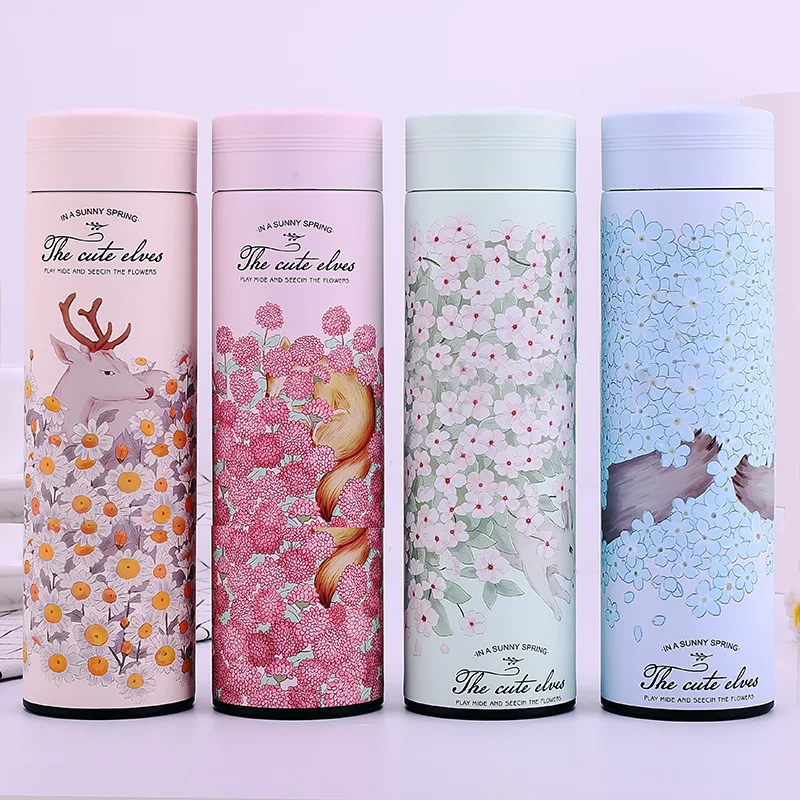 Bottle 304 Stainless Steel Vacuum Flask Insulated Infuser Thermos For Tea Thermocup Travel Coffee Mug