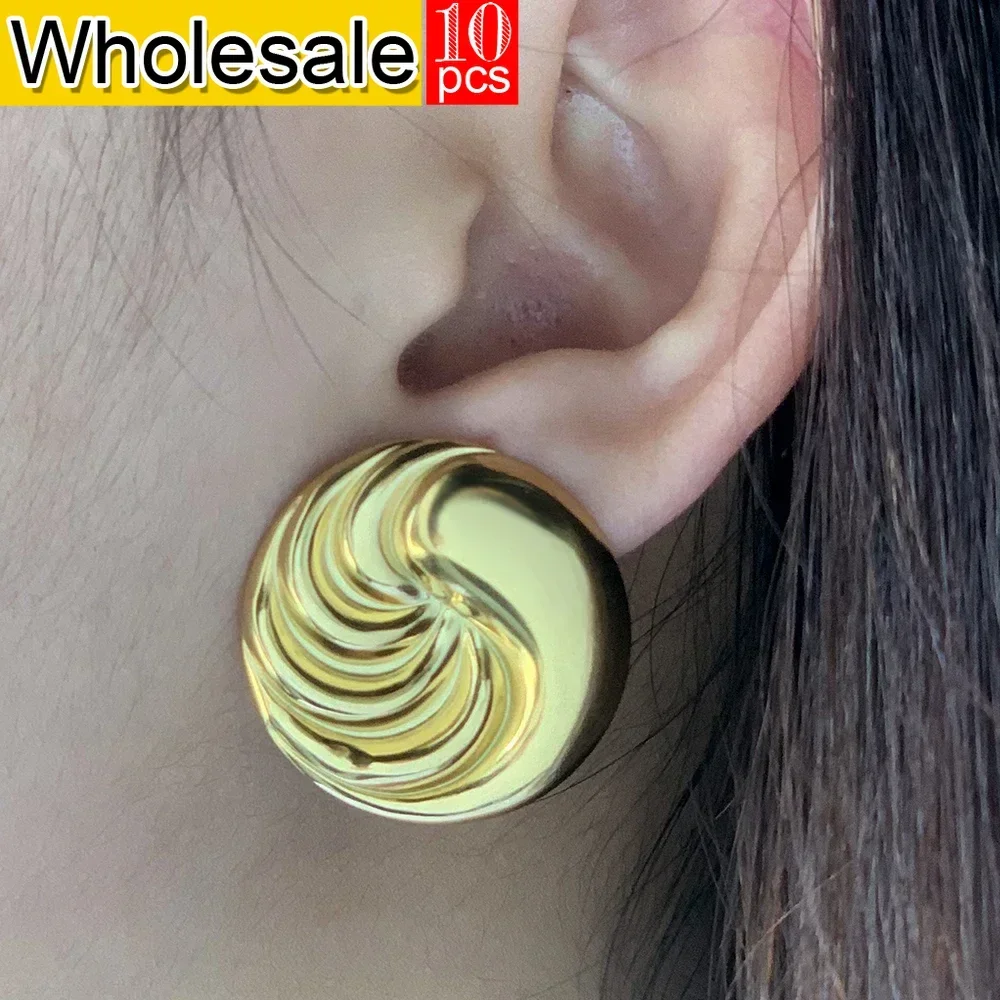 10 шт. высококачественные женские серьги в форме раковины на осень и зиму