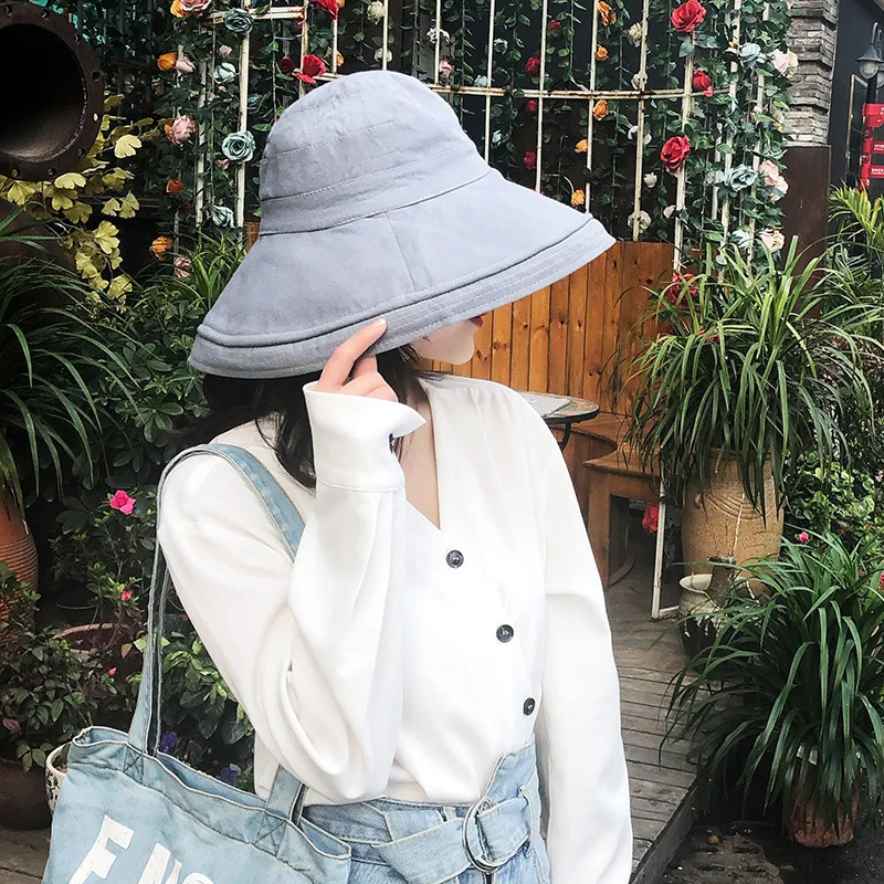 Доступно 4 цвета льняная двухсторонняя большая шляпа Sunshad для рыбаков женщин от