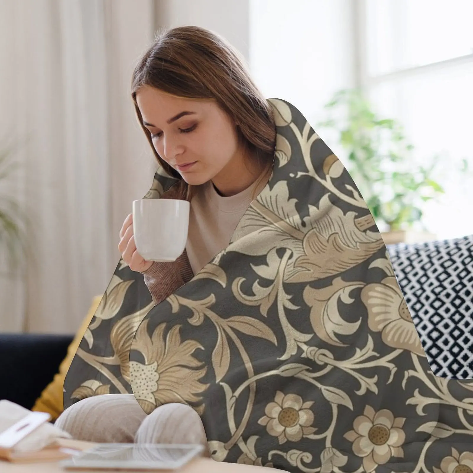 Дизайн ткани William Morris теплое зимнее одеяло многофункциональные утяжеленные