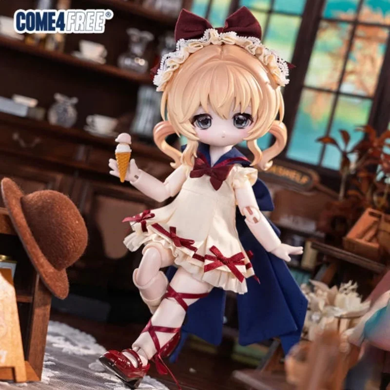 Come4free Bonnie Rabbit Dream Box Series 16 Одежда для кукол Bjd: темно-синий и светло-желтый костюм с головным убором, новинка в наличии (art.: 3920dbf360455) - 3920dbf360455