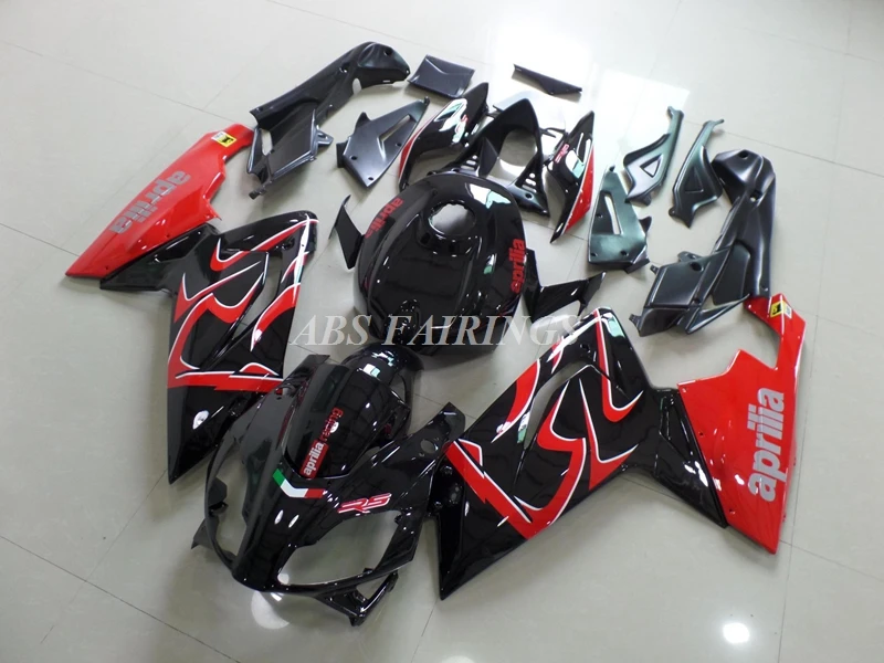 

New ABS Fairings Kit Fit for Aprilia RS125 RS4 50 125 2006 2007 2008 2009 2010 2011 06 07 08 09 10 11 Bodywork Set Black Red FR