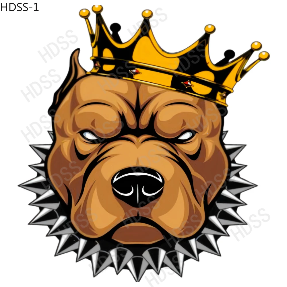 HDSS-Muscle Bulldog наклейки персонализированные автомобильные царапины декоративные