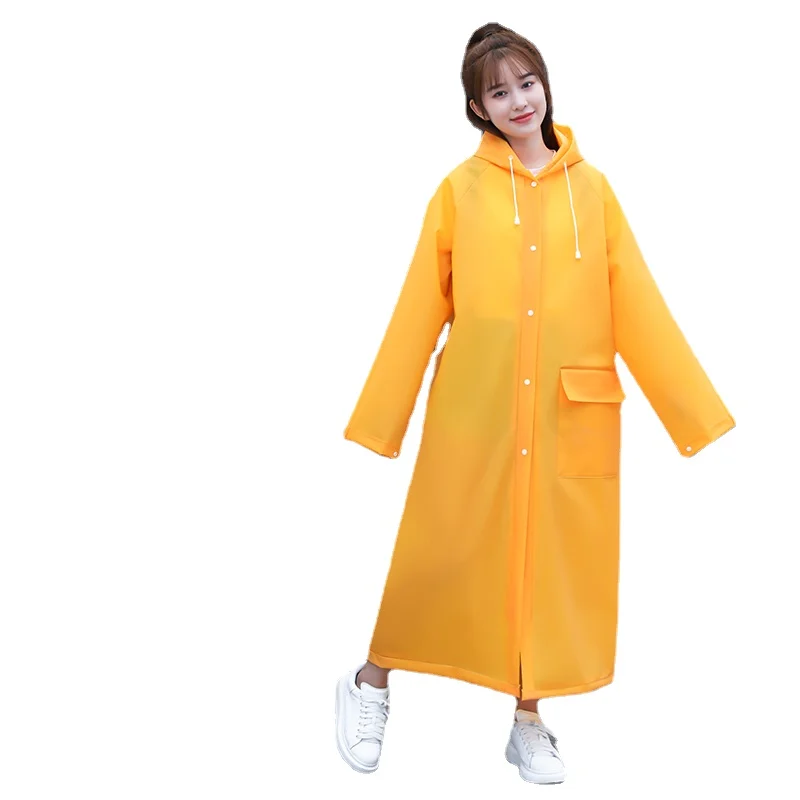 

Electric Motorcycle Adult Raincoat Yellow Waterproof Womens Rain Coat Fishing With Hood Chubasquero Moto Daily Necessities