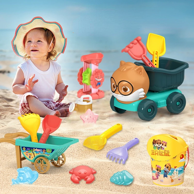 

Summer Beach Toys For Kids Animal Model Seaside Beach Toys Digging Sand Tool with Shovel Water Game Play Swimming Bath Toys