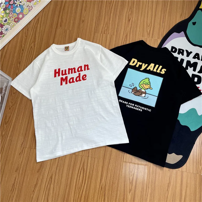 

2022ss Human Made Fashion T Shirt Men 1:1 High Quality Human Made Duck Women T Shirt Vintage Tops Oversize Short Sleeve