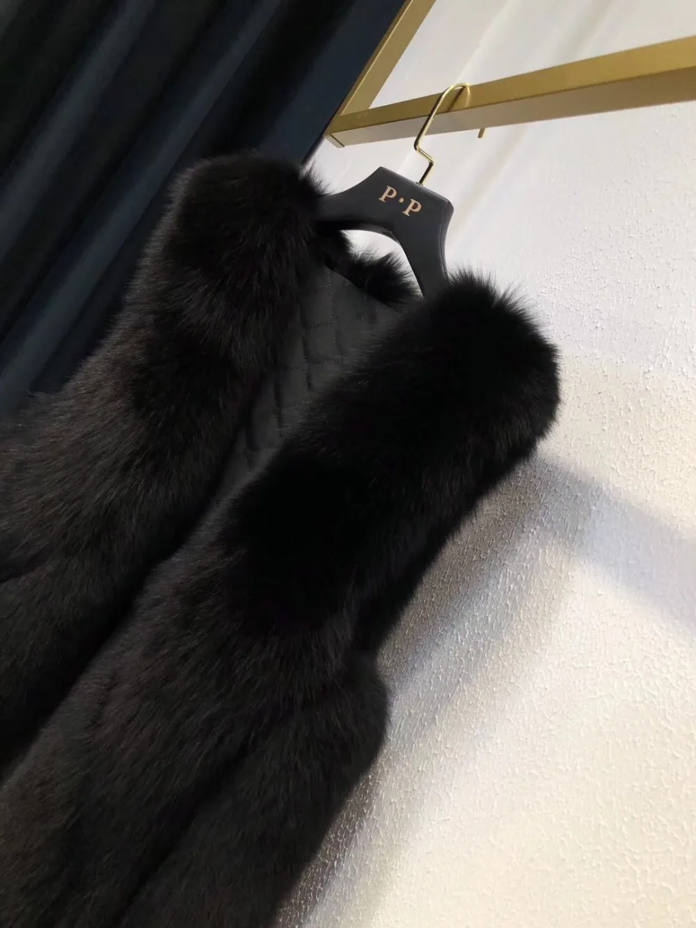 Length 70cm Real Fox Fur Vest Women Winter Soft Fox Fur Gilet Lady Fashion Fluffy Waistcoat Thick Warm Natural Fur Coat