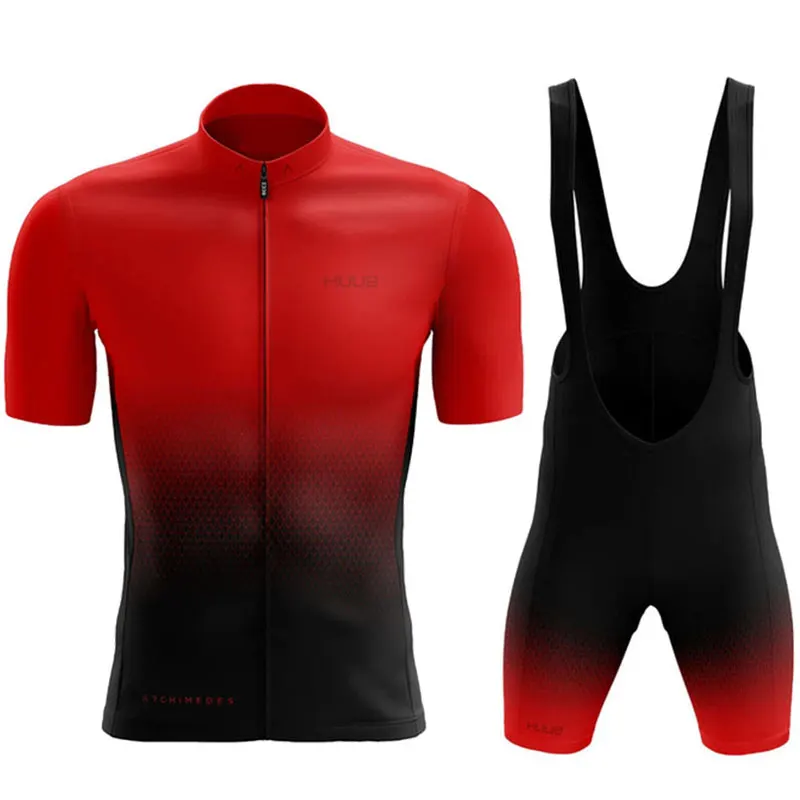 

Командная одежда для велоспорта Red HUUB, новинка 2022, мужской комплект из джерси и шорт, летняя дышащая одежда для велоспорта, велосипедная форм...