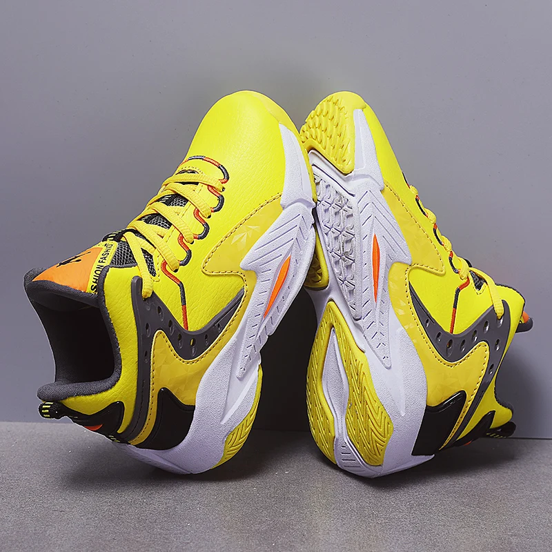Autumn New Children's Basketball Shoes High quality Children's High top Youth Basketball Shoes Outdoor Training Basketball Shoes