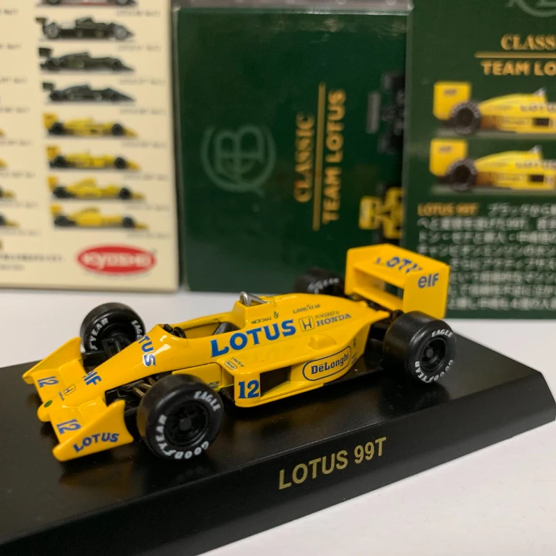 

1/64 KYOSHO Lotus 99T Elton Senna 1987 LM F1 RACING #12 Collection of die-cast alloy car decoration model toys
