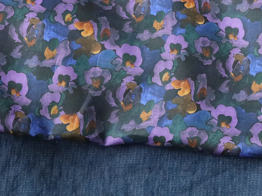 Высококачественное натуральное чистое белье из рами ткань с цифровой печатью