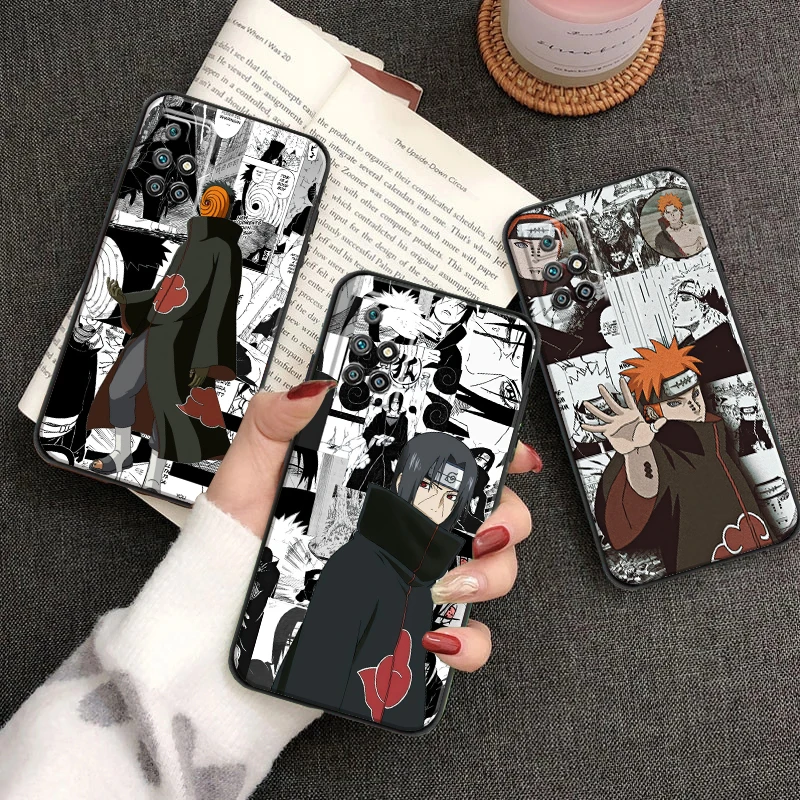 

NARUTO Comic For Xiaomi Redmi 10 Phone Case Protect Funda Carcasa Liquid Silicon Black Silicone Cover Back