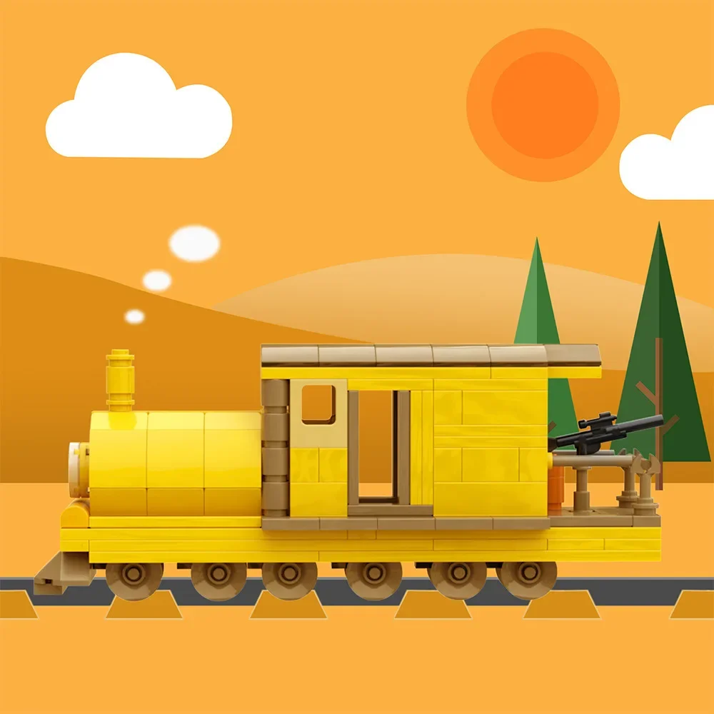 BuildMoc двойной ЧОО-ЧОО Шарлз автомобиль набор строительных блоков ужасов игра-паук