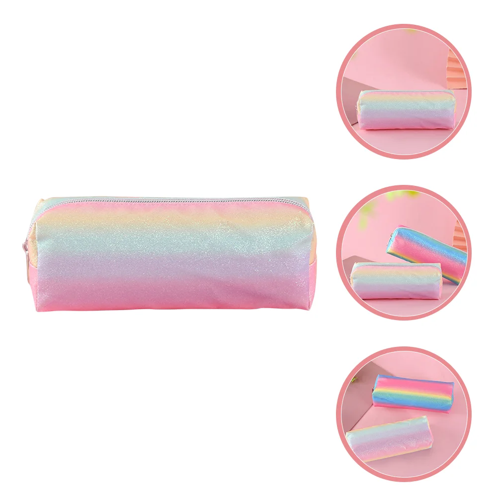 

Pencil Bag Student Portable Storage Glitter Zipper Small Pencil Pouch Small Pencil Case Pen Pencil Bag for Student Stationery