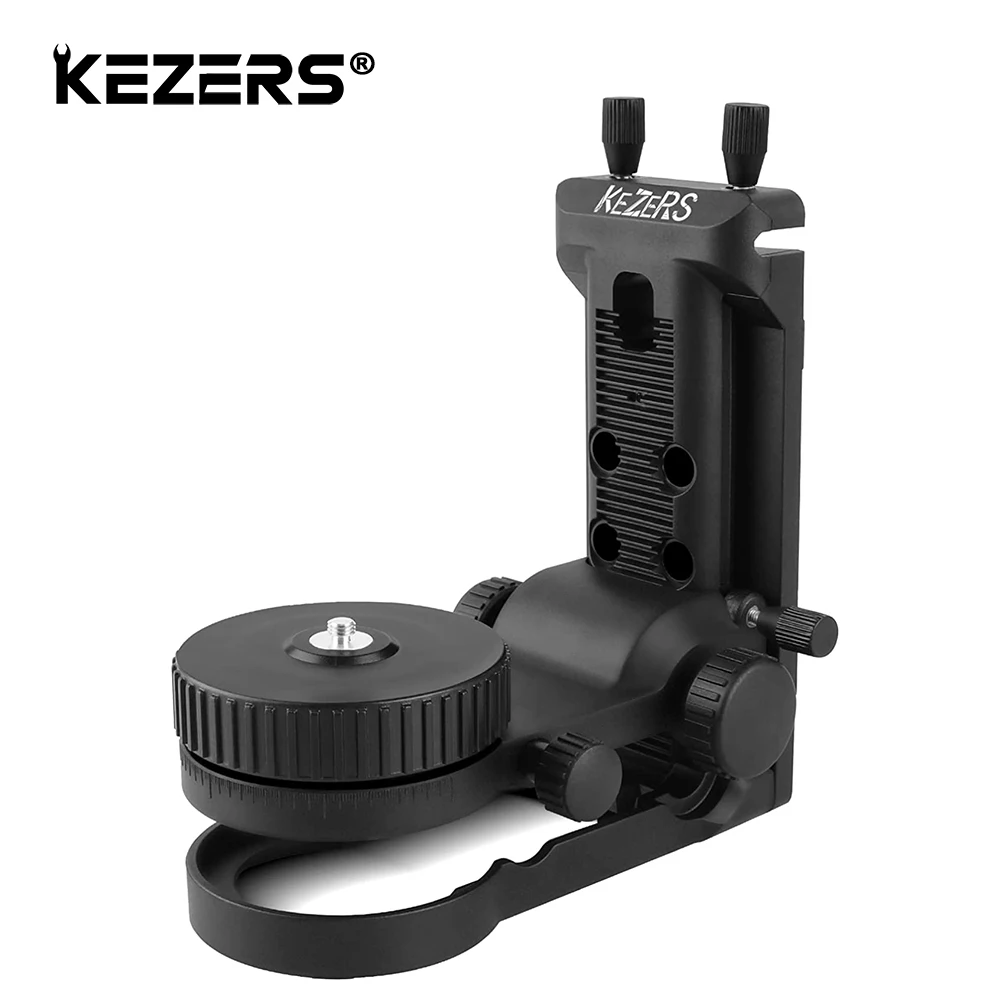 Регулируемый магнитный кронштейн KEZERS на 360 ° L-образный для лазера с внешней