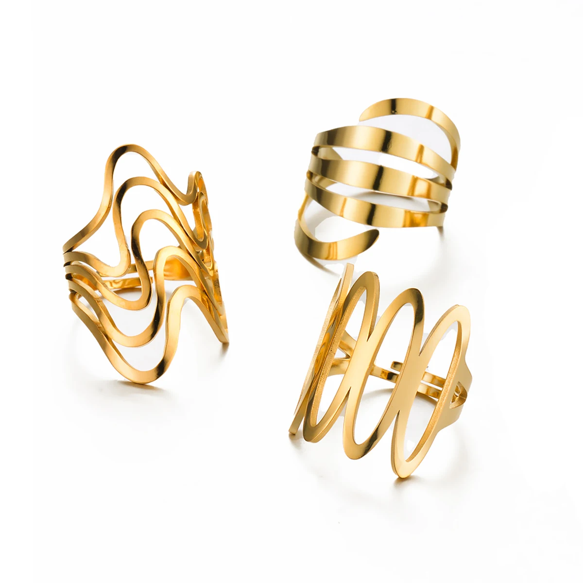 Π Π΅Π³ΡΠ»ΠΈΡΡΠ΅ΠΌΡΠ΅ ΠΊΠΎΠ»ΡΡΠ° ΠΈΠ· Π½Π΅ΡΠΆΠ°Π²Π΅ΡΡΠ΅ΠΉ ΡΡΠ°Π»ΠΈ, ΠΡΠ΅ΡΠ²Π΅Π»ΠΈΡΠ΅Π½Π½ΡΠ΅ Π½Π΅ΡΠΈΠΌΠΌΠ΅ΡΡΠΈΡΠ½ΡΠ΅ ΠΏΠΎΠ»ΡΠ΅ ΠΊΠΎΠ»ΡΡΠ° Ρ Π½Π΅ΡΠΊΠΎΠ»ΡΠΊΠΈΠΌΠΈ ΠΊΡΠΈΠ²ΡΠΌΠΈ Π»ΠΈΠ½ΠΈΡΠΌΠΈ, ΠΡΠΎΡΡΡΠ΅ ΠΠΎΠ΄Π½ΡΠ΅ ΡΡΠ΅Π½Π΄ΠΎΠ²ΡΠ΅ ΡΠ²Π΅Π»ΠΈΡΠ½ΡΠ΅ ΠΈΠ·Π΄Π΅Π»ΠΈΡ ΡΠ½ΠΈΡΠ΅ΠΊΡ Π Π΅Π³ΡΠ»ΠΈΡΡΠ΅ΠΌΡΠ΅ ΠΊΠΎΠ»ΡΡΠ° ΠΈΠ· Π½Π΅ΡΠΆΠ°Π²Π΅ΡΡΠ΅ΠΉ ΡΡΠ°Π»ΠΈ, ΠΡΠ΅ΡΠ²Π΅Π»ΠΈΡΠ΅Π½Π½ΡΠ΅ Π½Π΅ΡΠΈΠΌΠΌΠ΅ΡΡΠΈΡΠ½ΡΠ΅ ΠΏΠΎΠ»ΡΠ΅ ΠΊΠΎΠ»ΡΡΠ° Ρ Π½Π΅ΡΠΊΠΎΠ»ΡΠΊΠΈΠΌΠΈ ΠΊΡΠΈΠ²ΡΠΌΠΈ Π»ΠΈΠ½ΠΈΡΠΌΠΈ, ΠΡΠΎΡΡΡΠ΅ ΠΠΎΠ΄Π½ΡΠ΅ ΡΡΠ΅Π½Π΄ΠΎΠ²ΡΠ΅ ΡΠ²Π΅Π»ΠΈΡΠ½ΡΠ΅ ΠΈΠ·Π΄Π΅Π»ΠΈΡ ΡΠ½ΠΈΡΠ΅ΠΊΡ