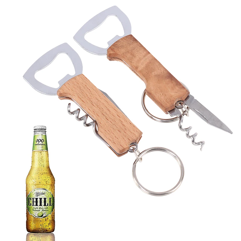 

Wooden Hotel Flat Board Speed Wood Bottle Opener Home Beer Cap Wooden Cover